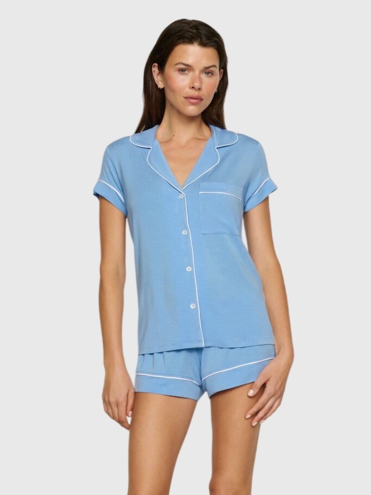 Eberjey Women's Gisele Shortie Pajama Set - Saint Bernard