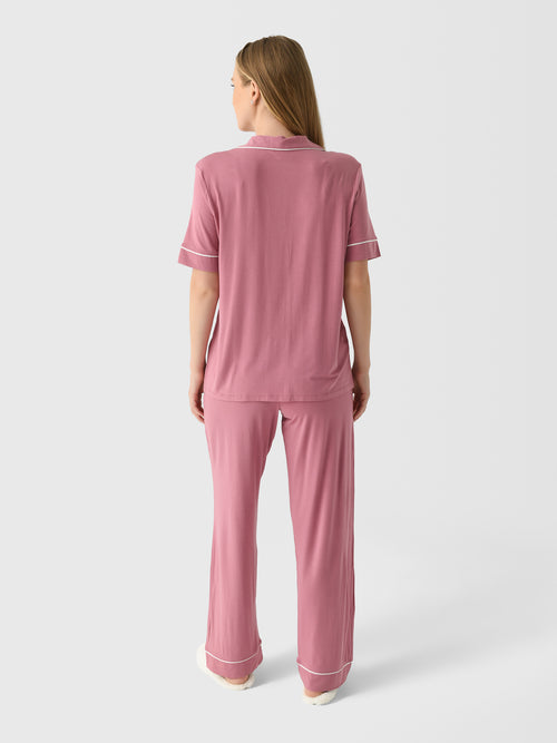 Eberjey Women's Gisele Short Sleeve Pant Pajama Set