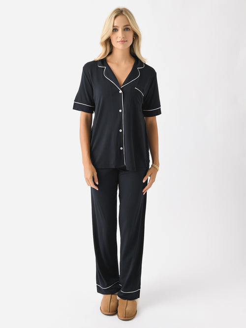 Eberjey Women's Gisele Short Sleeve Pant Pajama Set