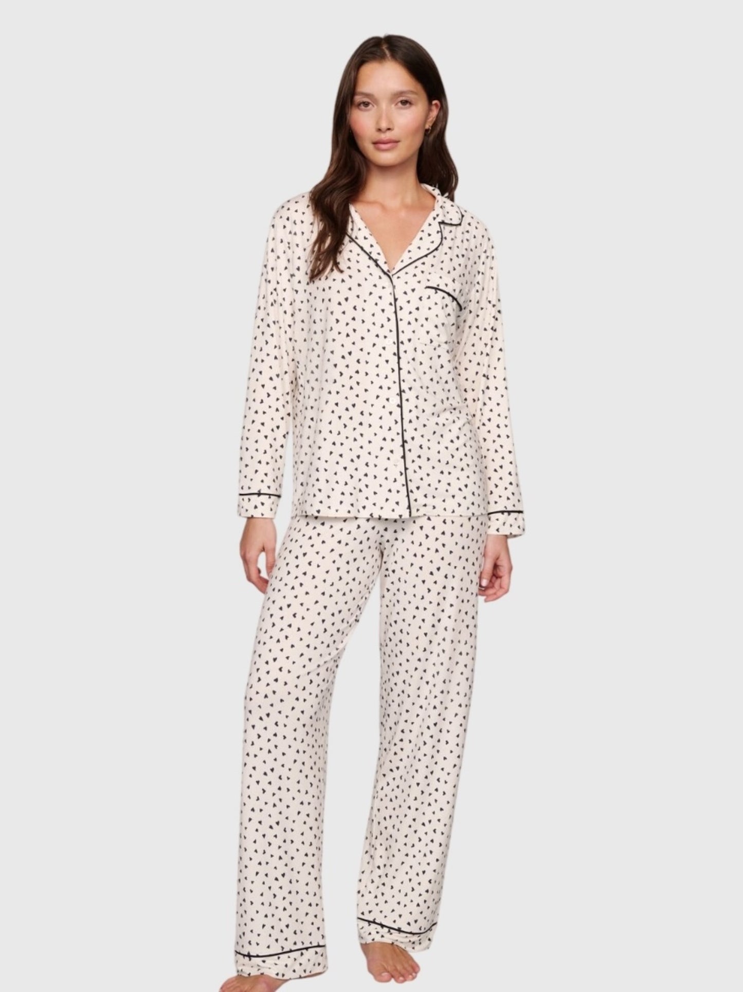 Eberjey Women's Gisele Printed Long Pajama Set