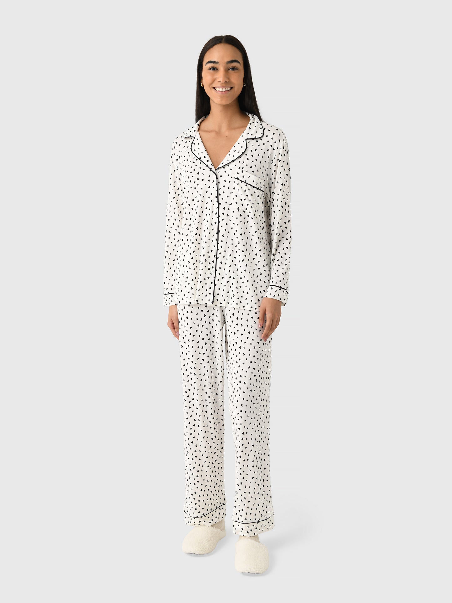 Eberjey Women's Gisele Printed Long Pajama Set