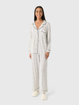 Eberjey Women's Gisele Printed Long Pajama Set - Saint Bernard