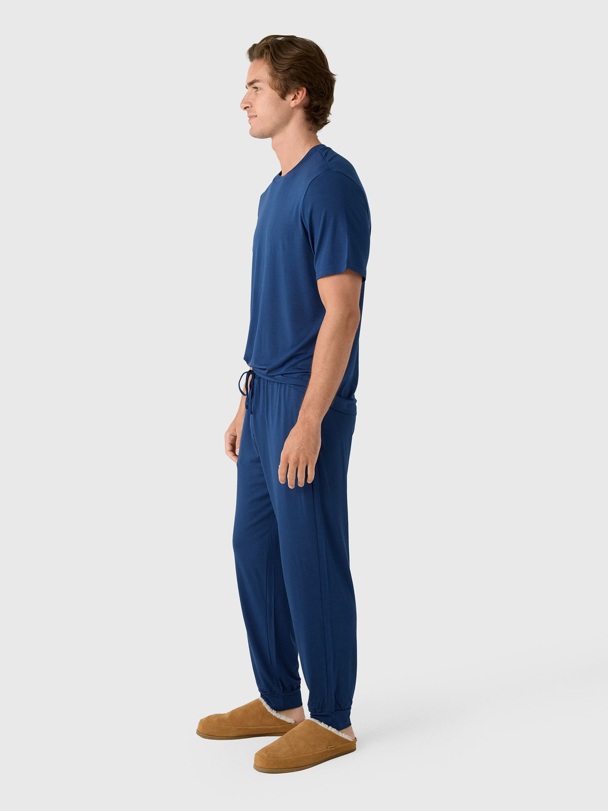Eberjey Men's Henry Short Sleeve Pajama Set - Saint Bernard