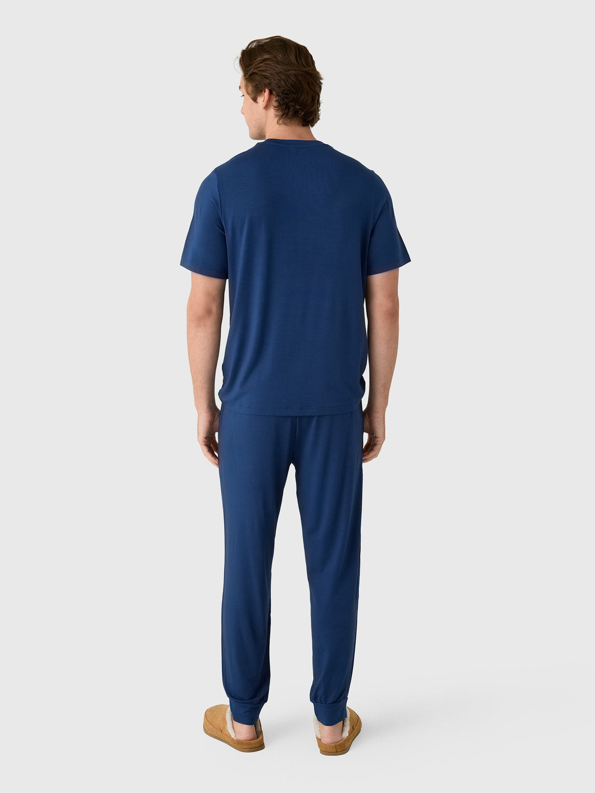 Eberjey Men's Henry Short Sleeve Pajama Set - Saint Bernard