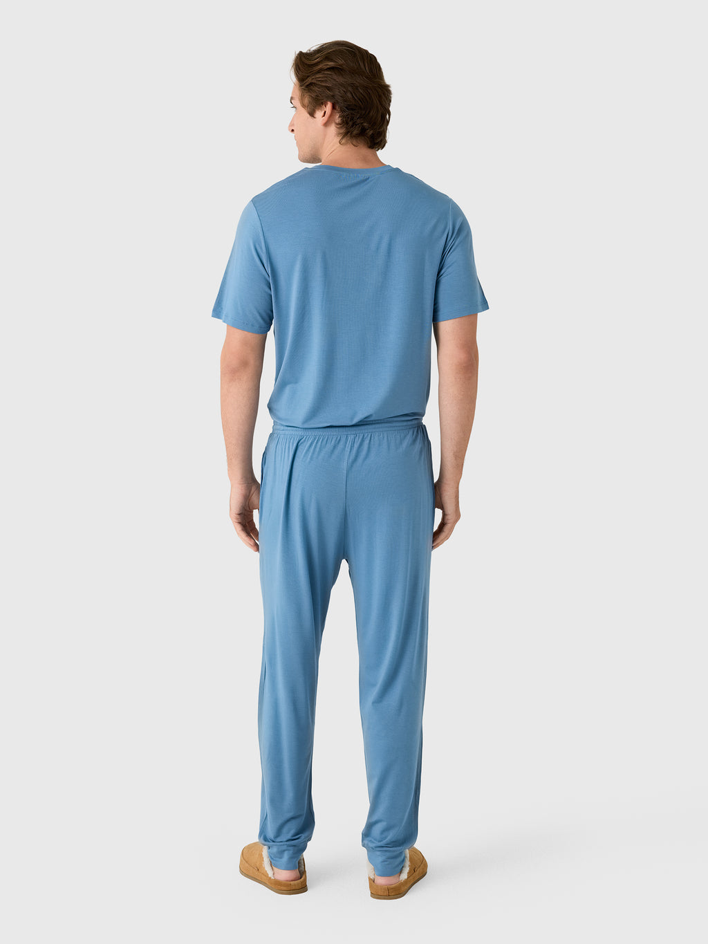 Eberjey Men's Henry Short Sleeve Pajama Set - Saint Bernard