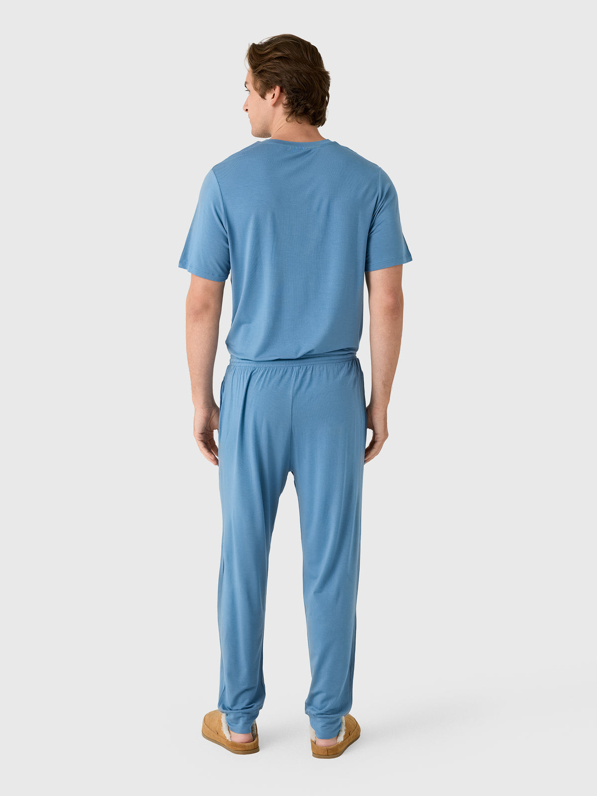 Eberjey Men's Henry Short Sleeve Pajama Set - Saint Bernard