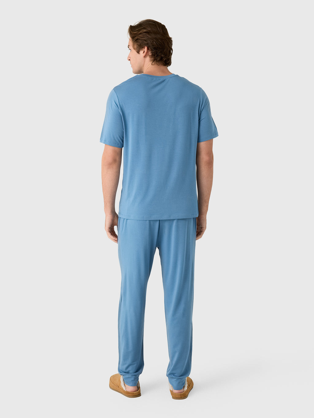 Eberjey Men's Henry Short Sleeve Pajama Set - Saint Bernard
