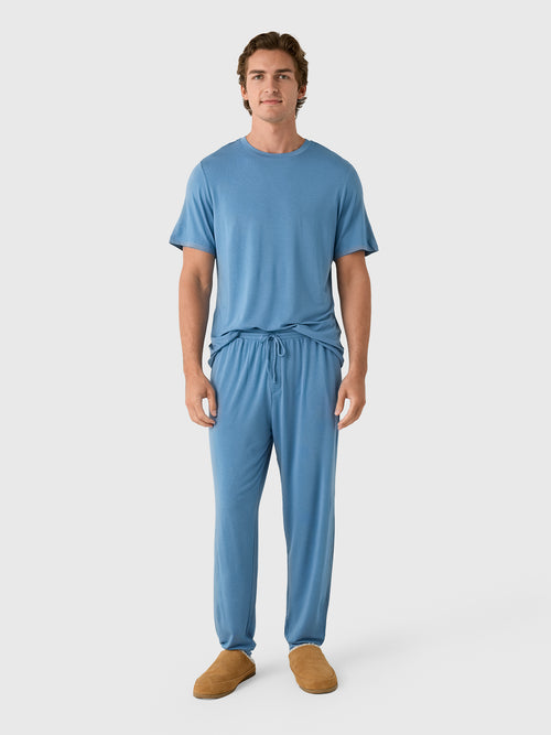Eberjey Men's Henry Short Sleeve Pajama Set - Saint Bernard