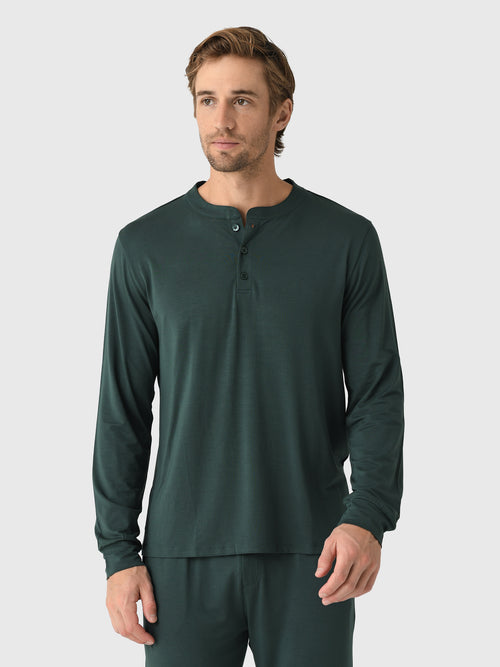 Eberjey Men's Henry Long Sleeve Pajama Set