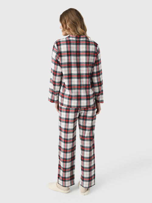 Eberjey Women's Flannel Long Pajama Set
