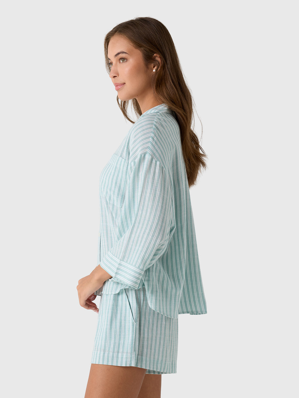 Eberjey Women's Nautico Relaxed Short Pajama Set - Saint Bernard