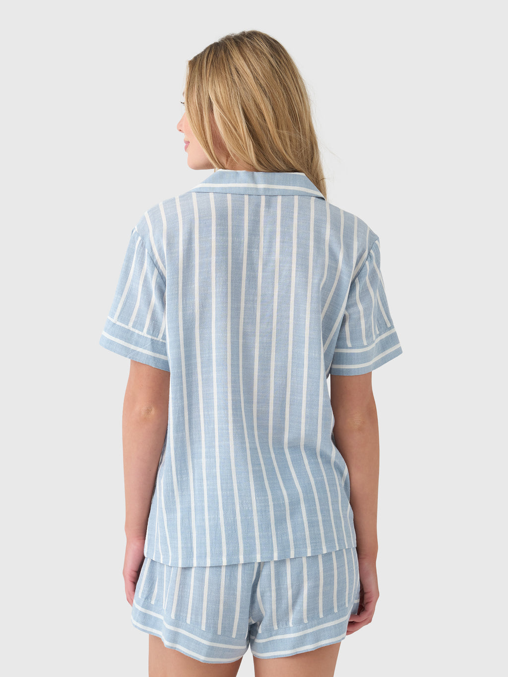 Eberjey Women's Nautico Shortie Short Pajama Set - Saint Bernard