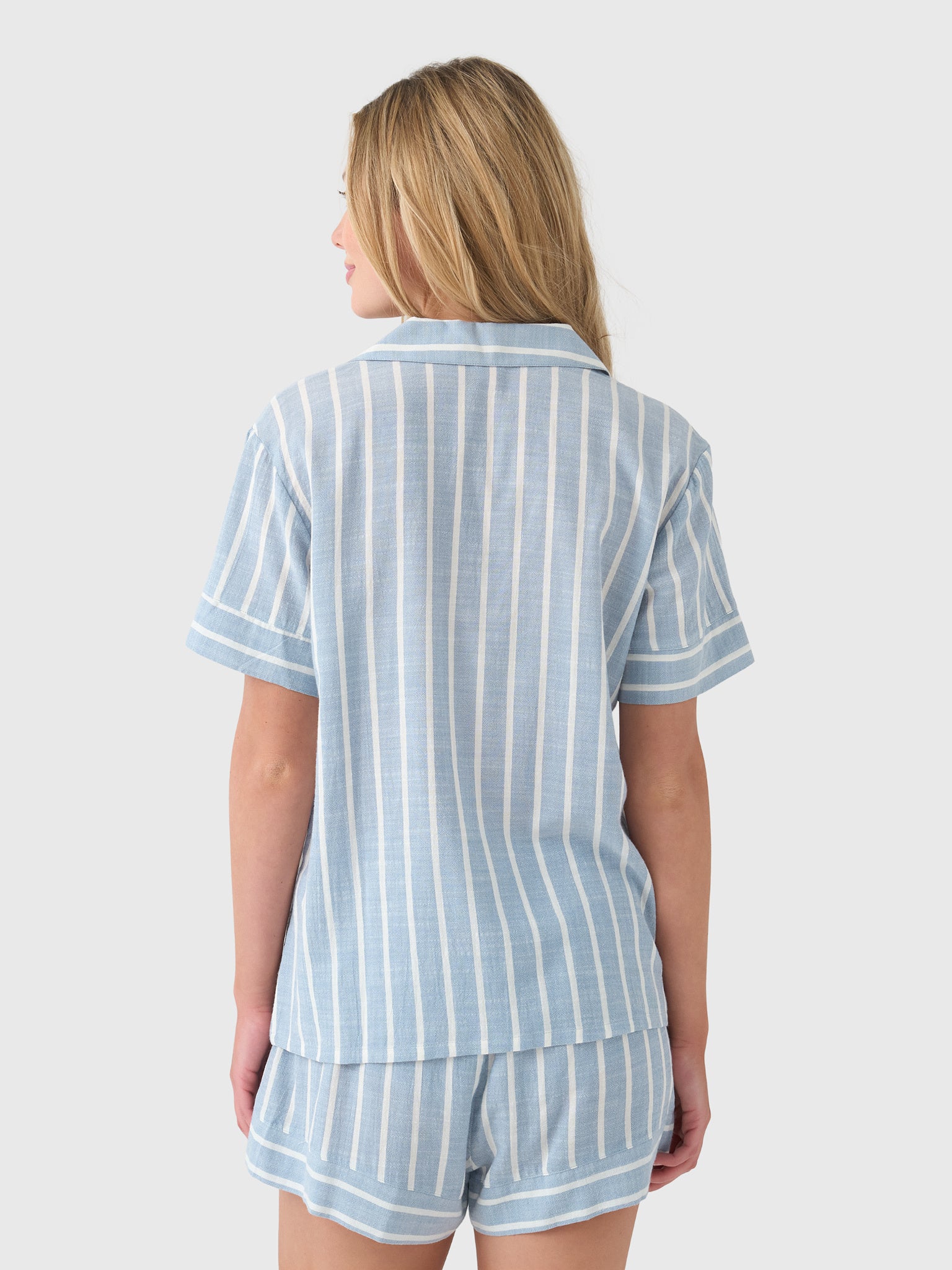 Eberjey Women's Nautico Shortie Short Pajama Set - Saint Bernard