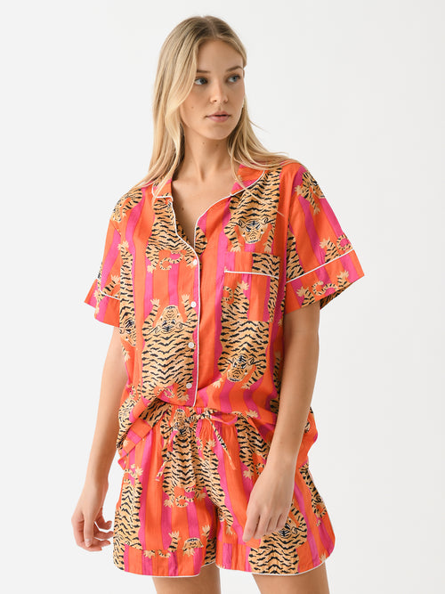 Sur La Vague Women's Short Pajama Set