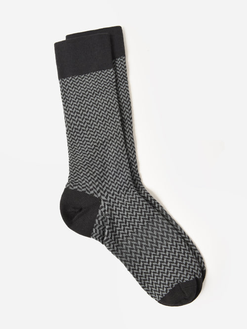 Dead Soxy Men's Herringbone Pima Dress Socks