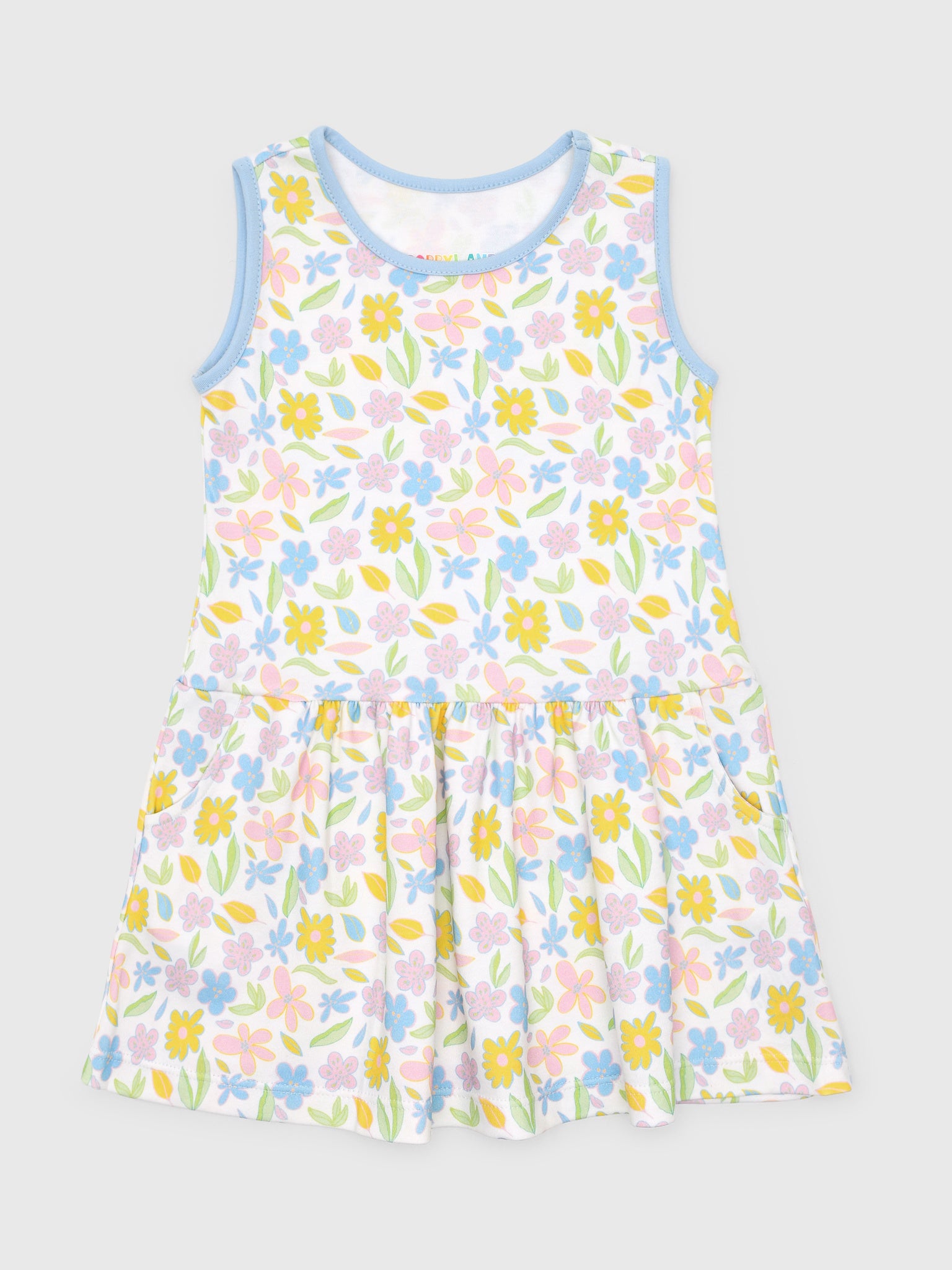 Poppyland Playful Girls' Hattie Dress - Saint Bernard