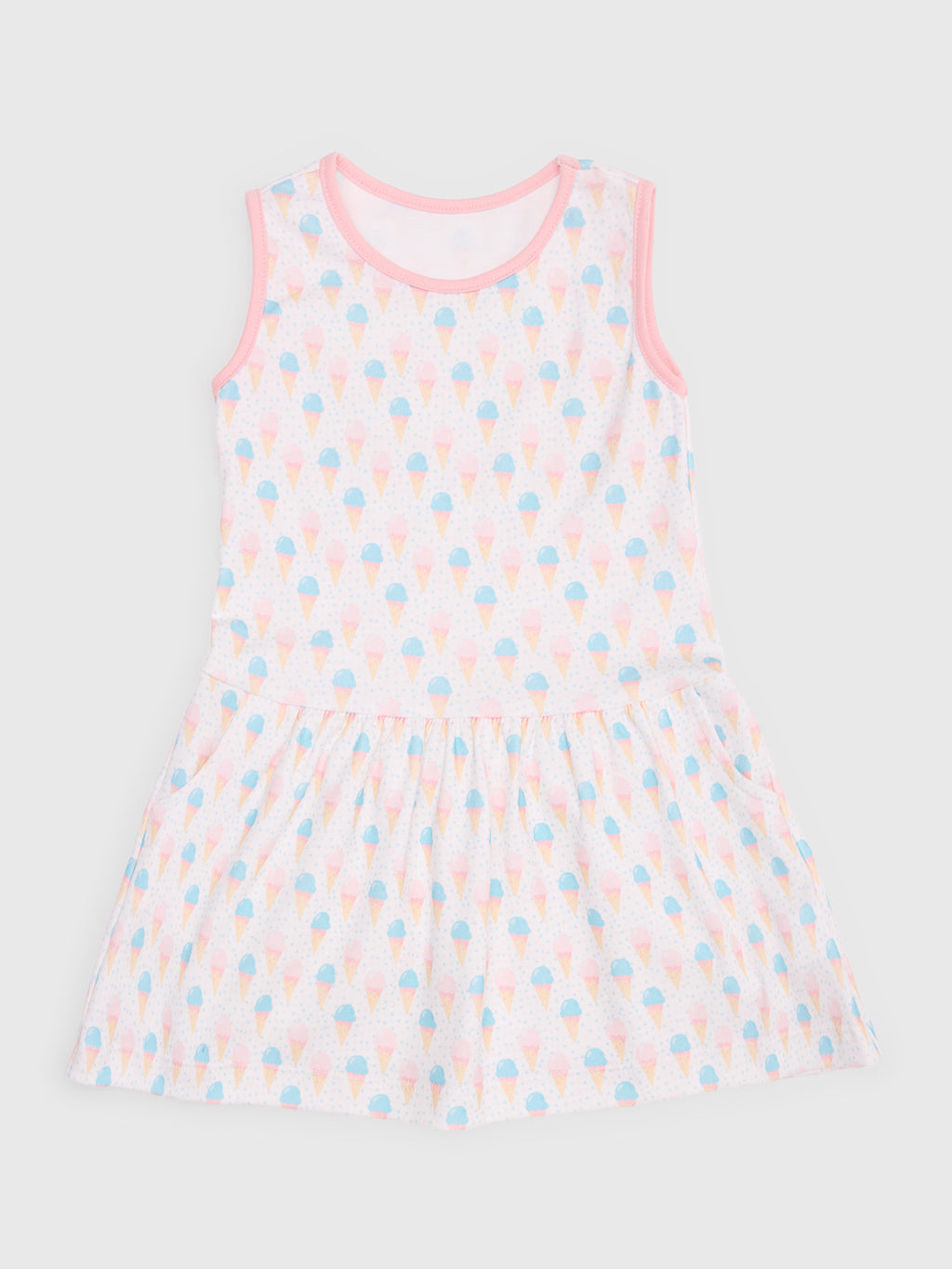 Poppyland Playful Girls' Hattie Dress - Saint Bernard