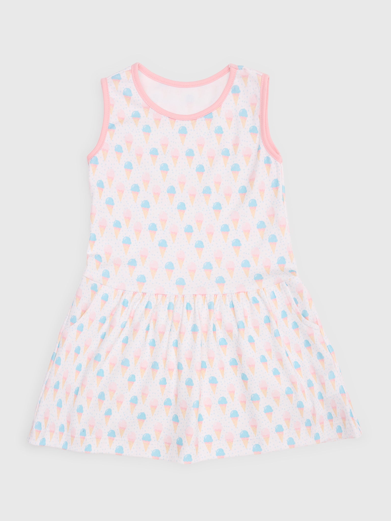 Poppyland Playful Girls' Hattie Dress - Saint Bernard