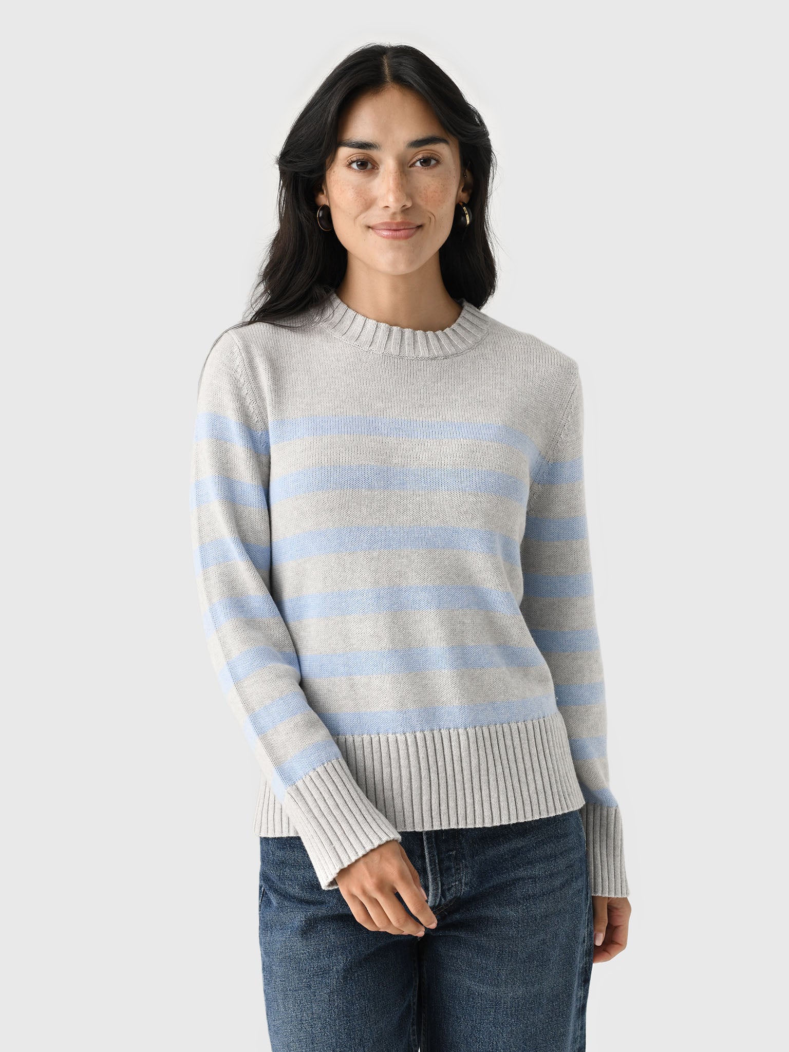 MVG Women's Cotton Cashmere Crewneck Sweater - Saint Bernard