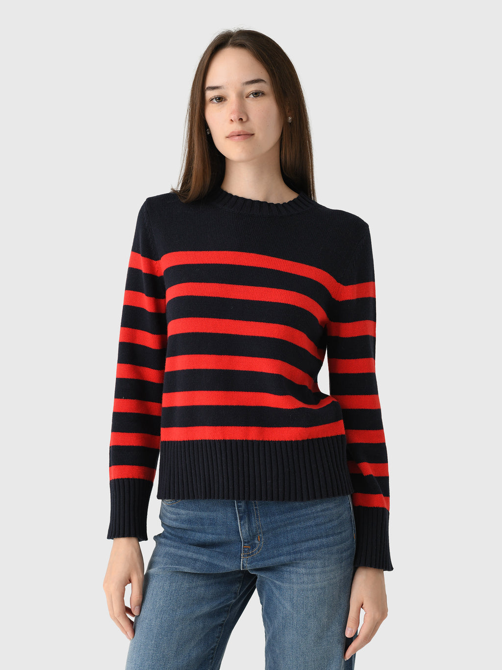 MVG Women's Cotton Cashmere Crewneck Sweater - Saint Bernard