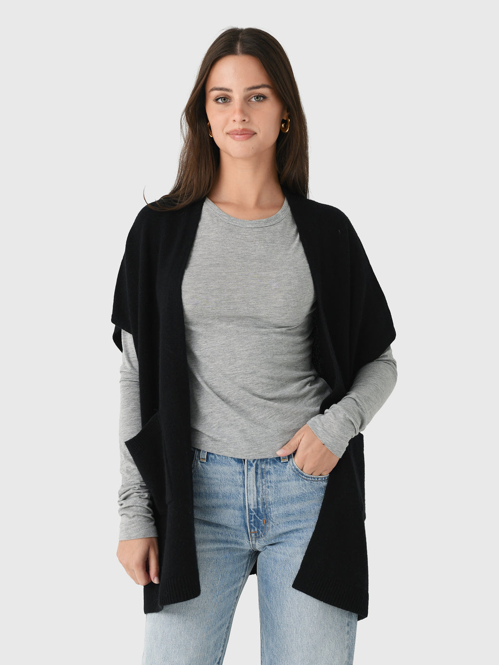 MVG Women's Cashmere Poncho - Saint Bernard