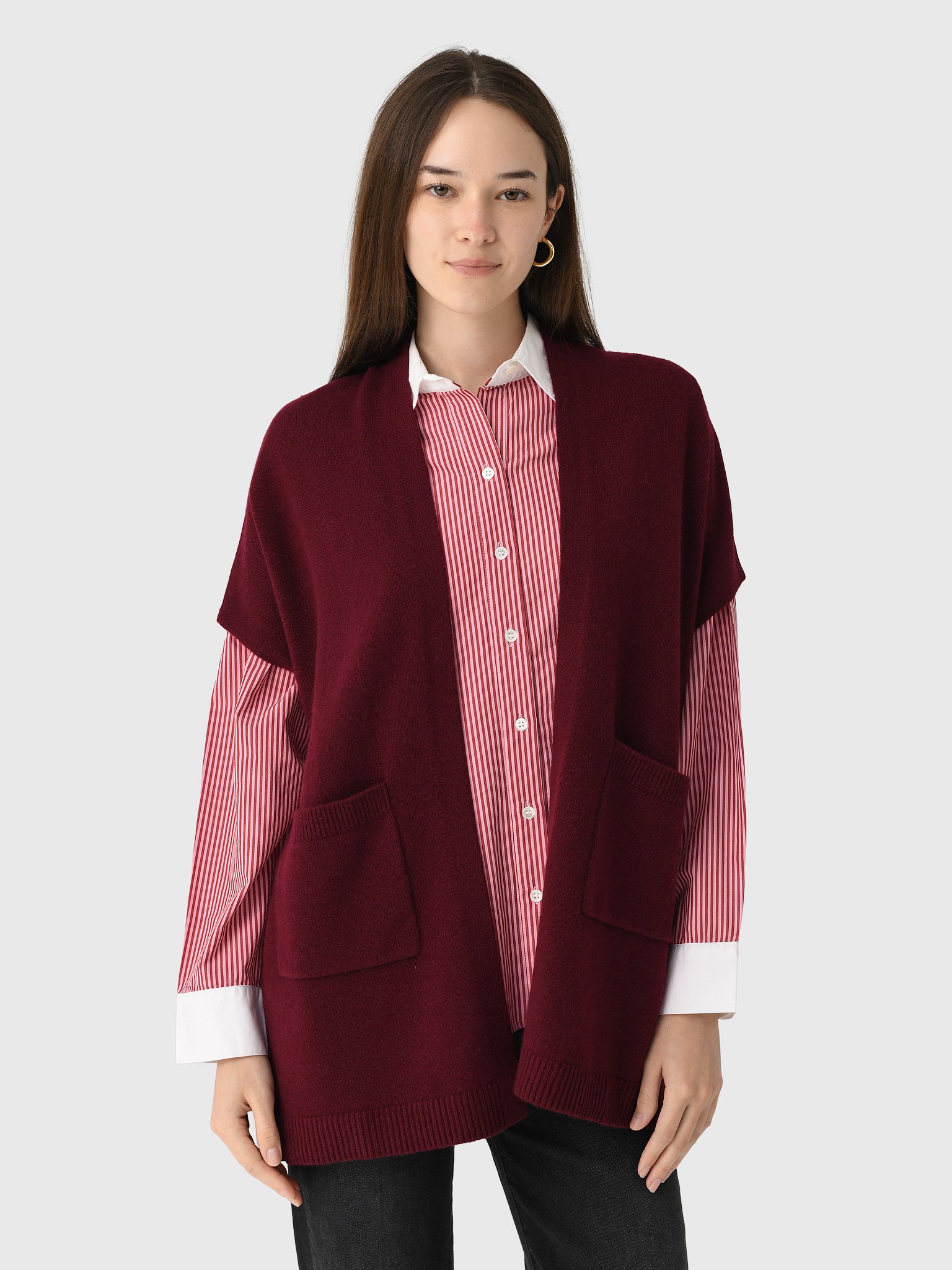 MVG Women's Cashmere Poncho - Saint Bernard