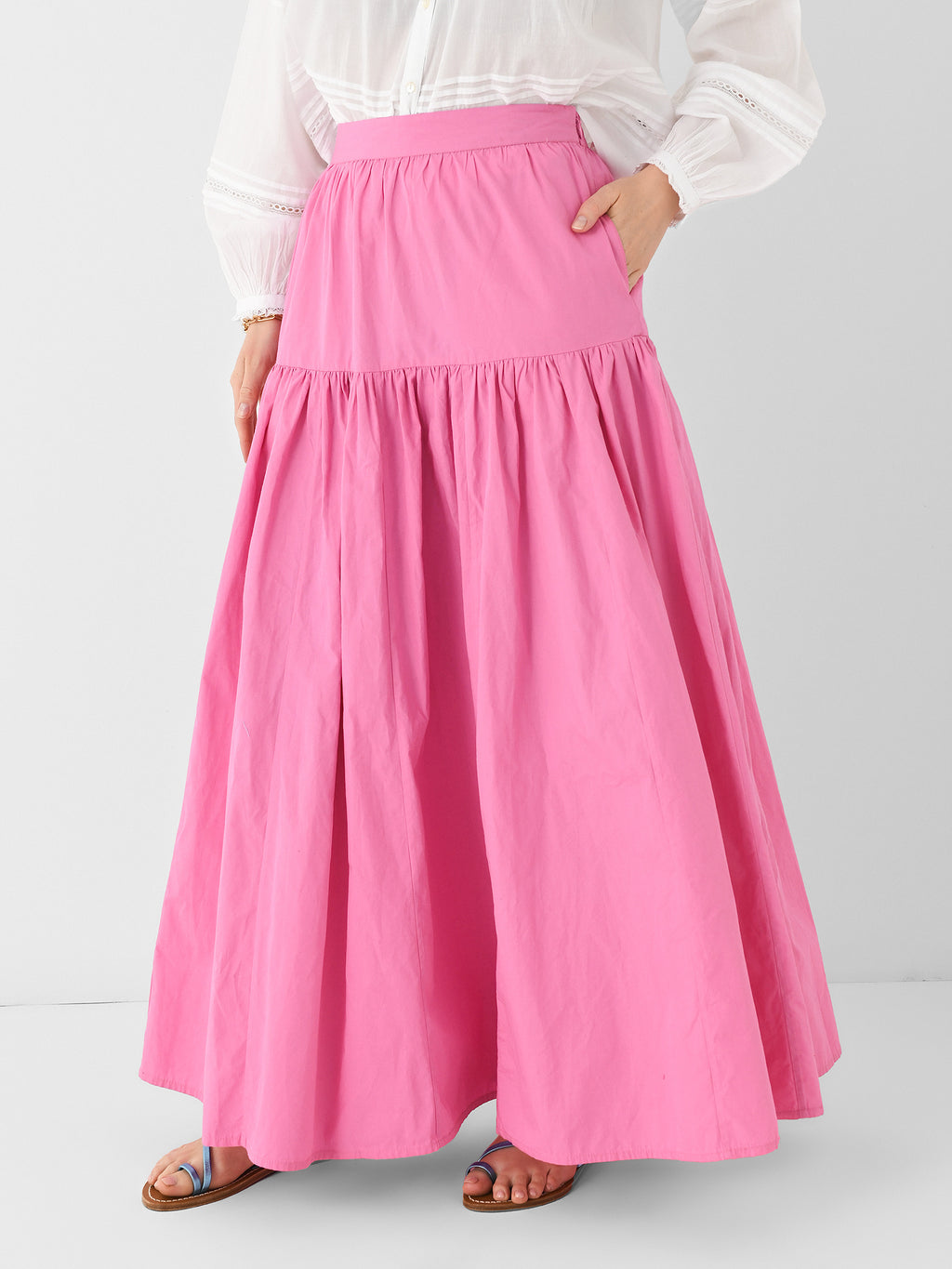 Antik Batik Women's Pop Maxi Skirt - Saint Bernard