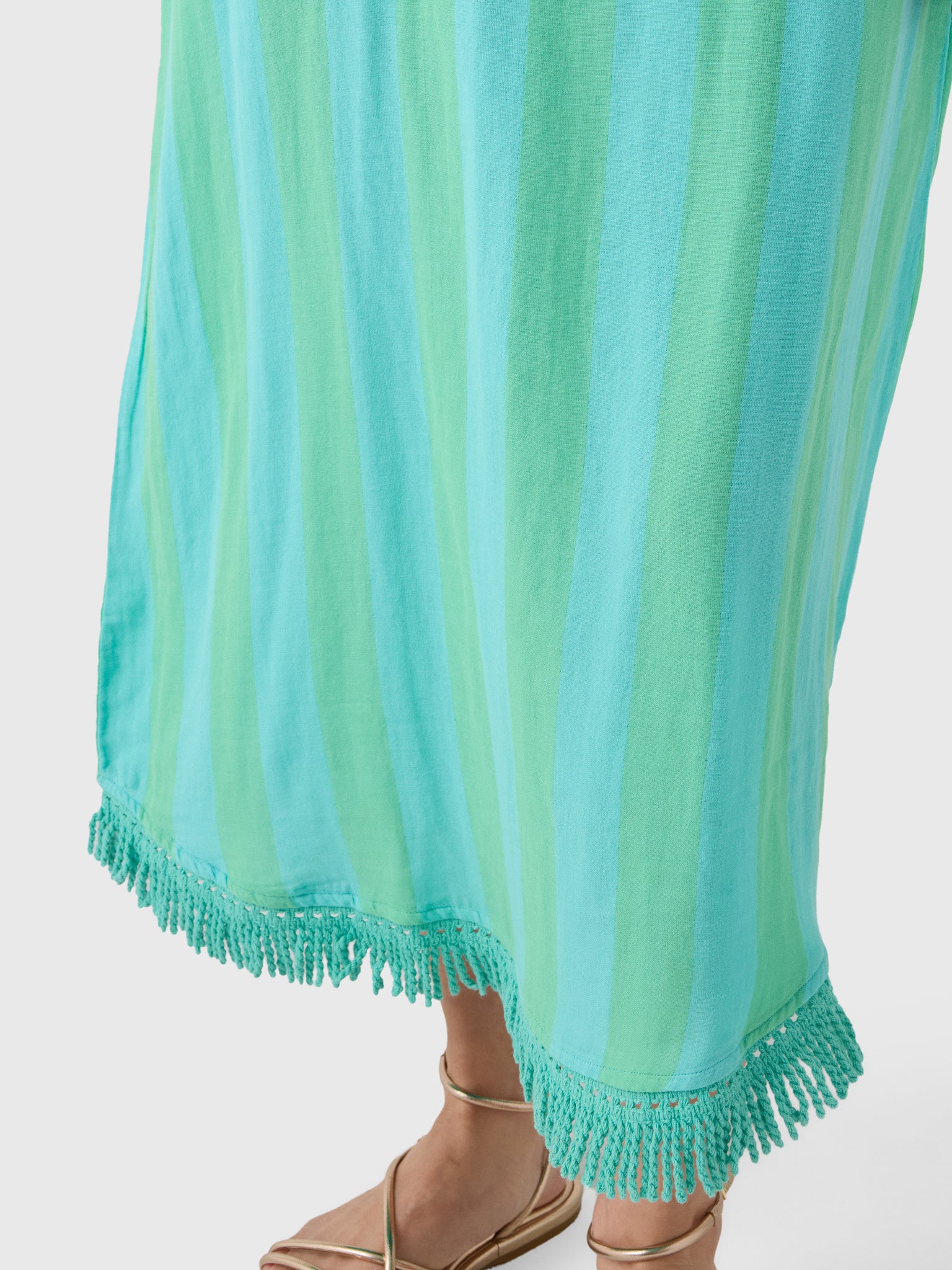 Sitano Women's Positano Midi Tank Dress - Saint Bernard