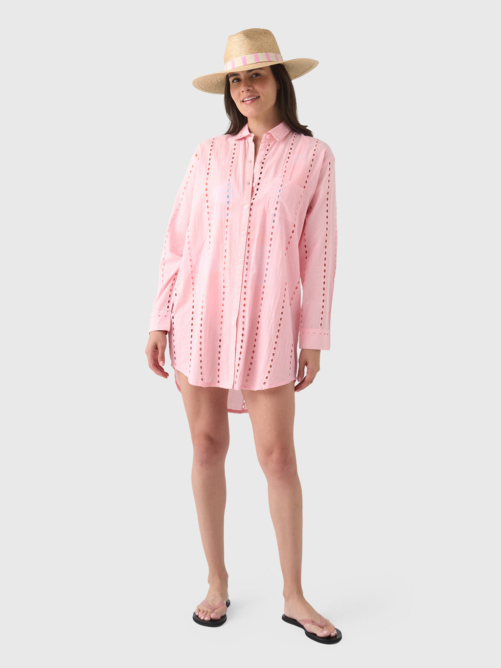 Sitano Women's Positano Shirt Dress - Saint Bernard