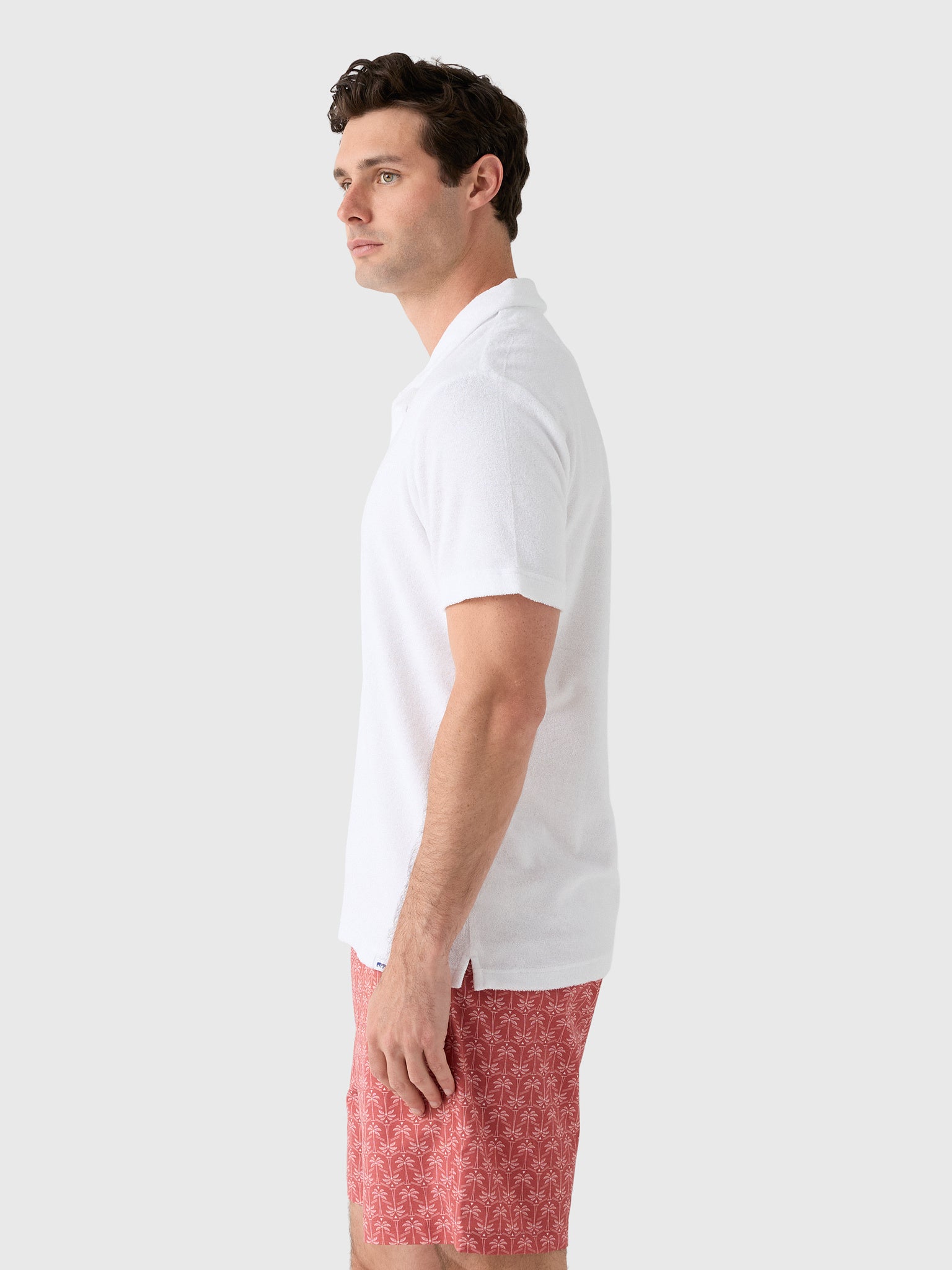 Love Brand & Co Men's Powell Terry Polo - Saint Bernard