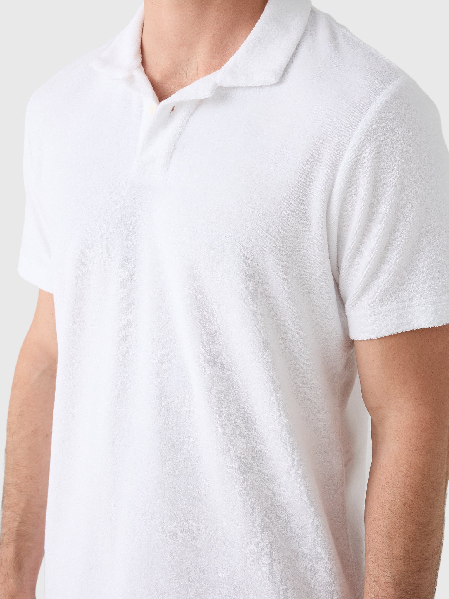 Love Brand & Co Men's Powell Terry Polo - Saint Bernard