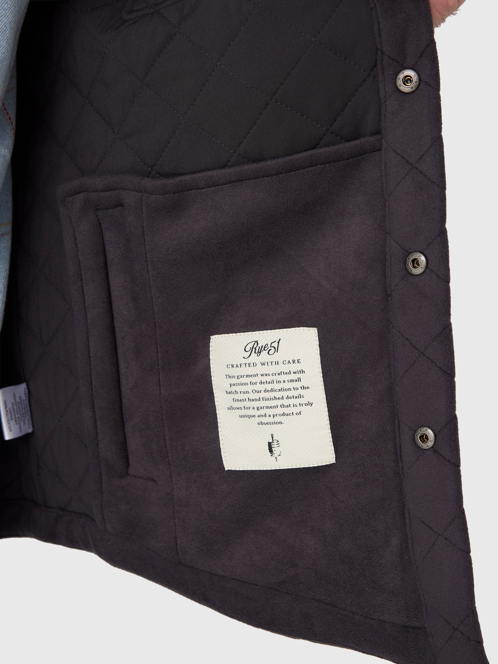 RYE51 Men's The Pike Quilted Shirt Jacket - Saint Bernard