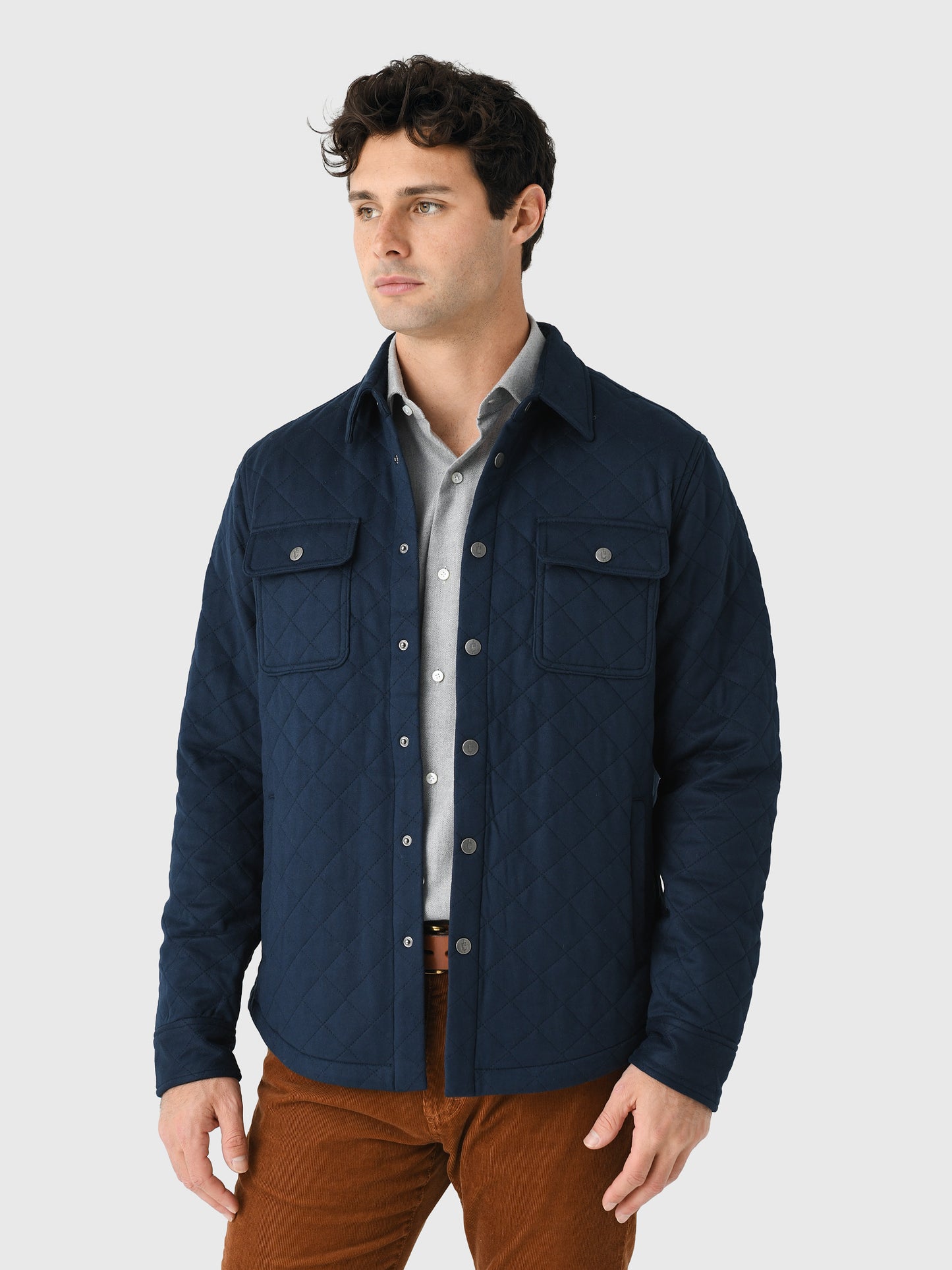 RYE51 Men's The Pike Quilted Shirt Jacket