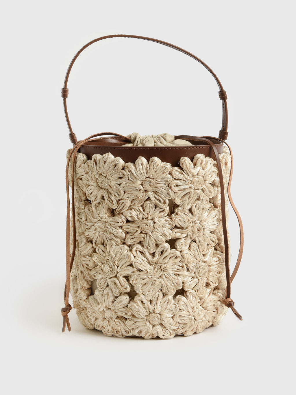 Poolside The Ravello Floral Bucket Bag - Saint Bernard