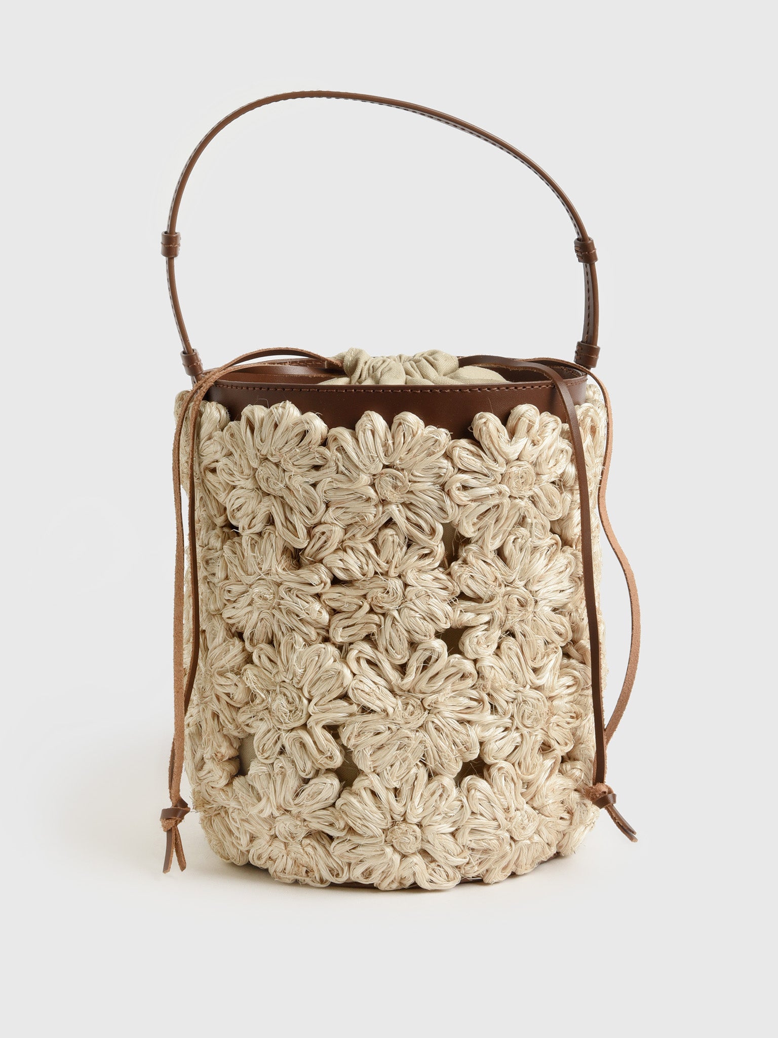 Poolside The Ravello Floral Bucket Bag - Saint Bernard