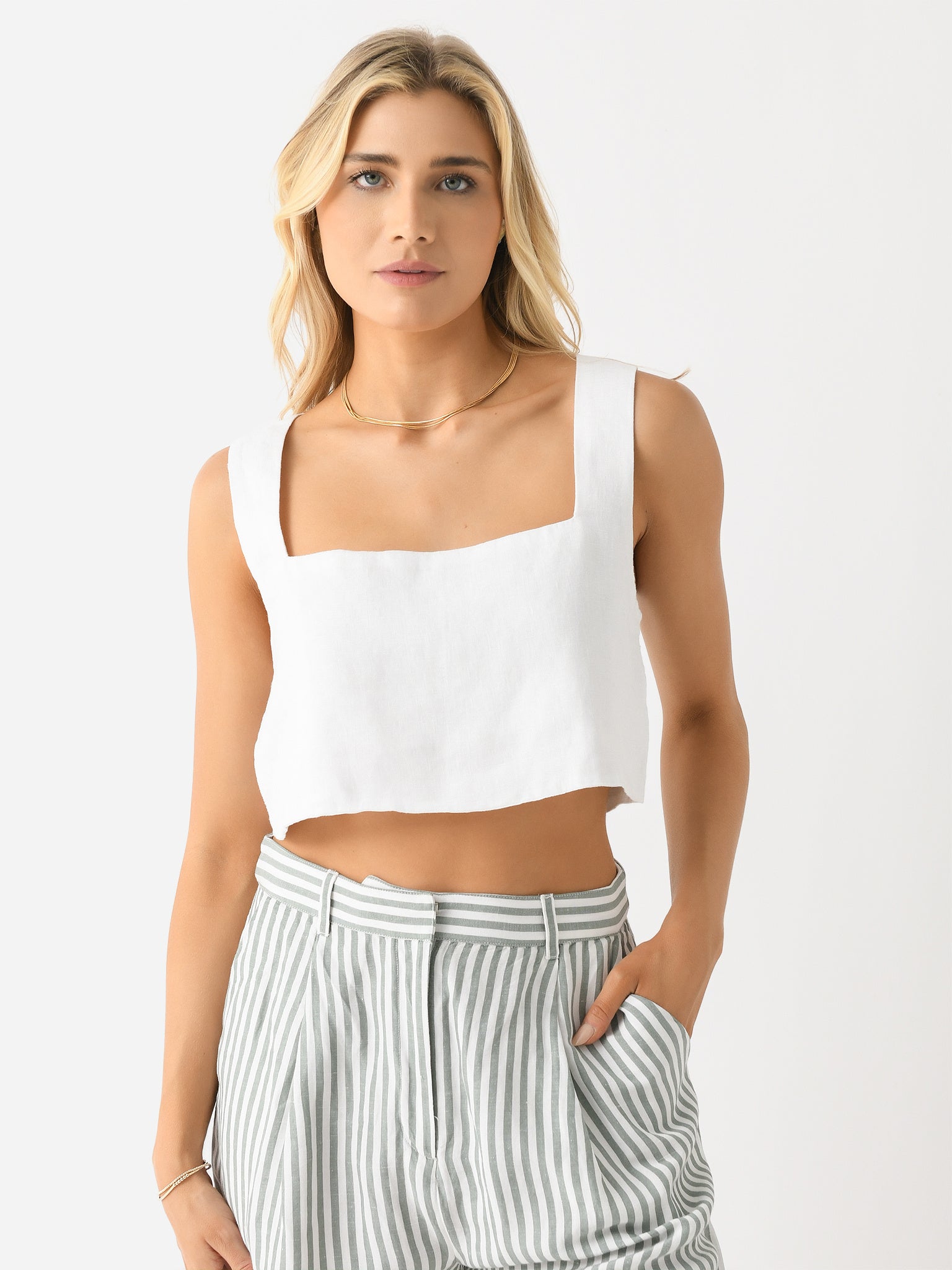 Posse Women's Alice Crop Top - Saint Bernard