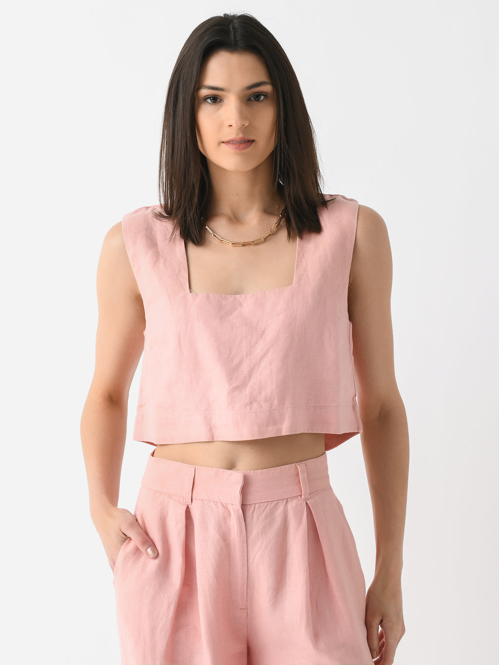 Posse Women's Caleb Crop Top - Saint Bernard