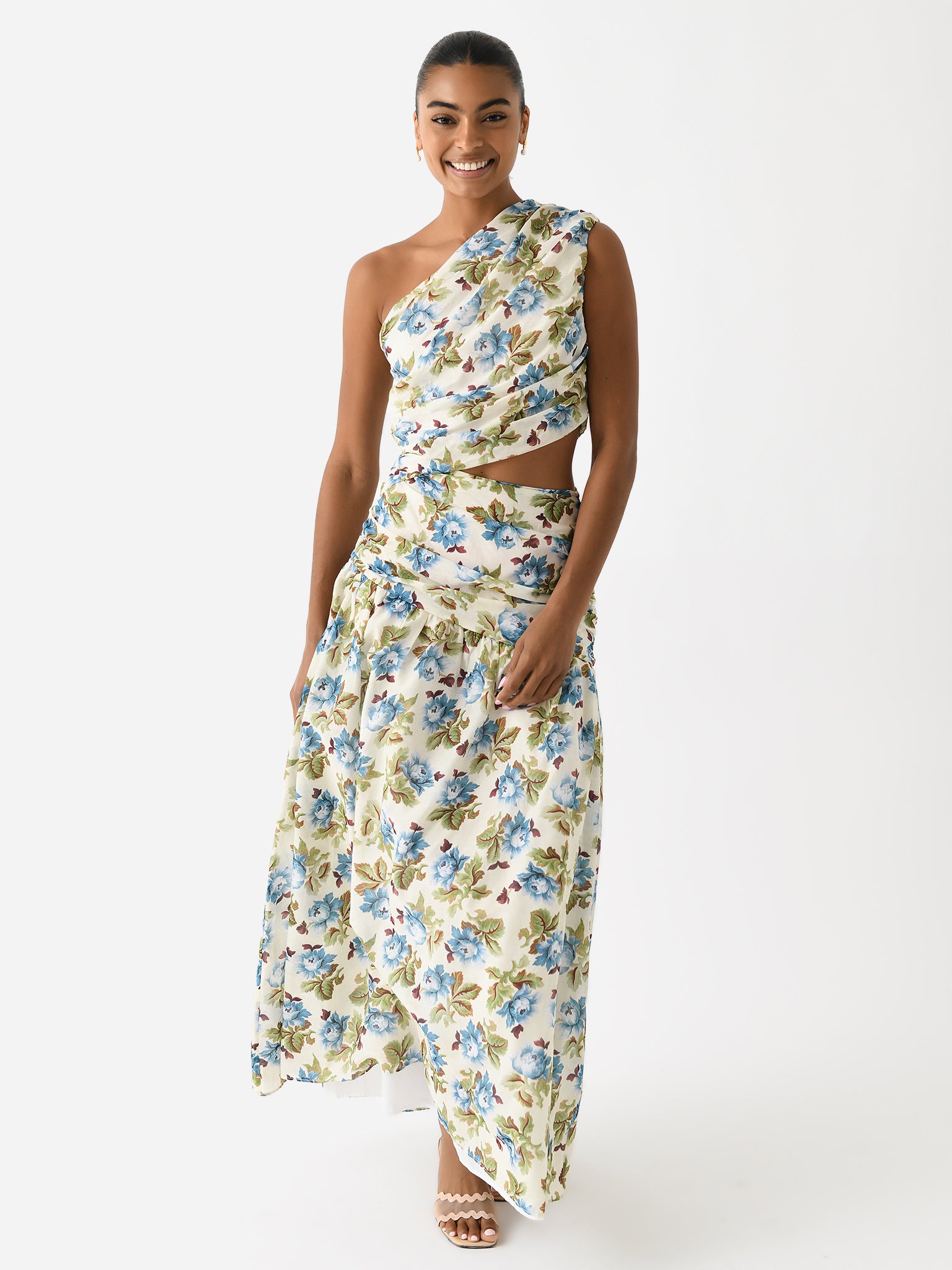 posse joslin one shoulder dress Buy Posse Multicolour Joslin One-Shoulder Dress For Women Online