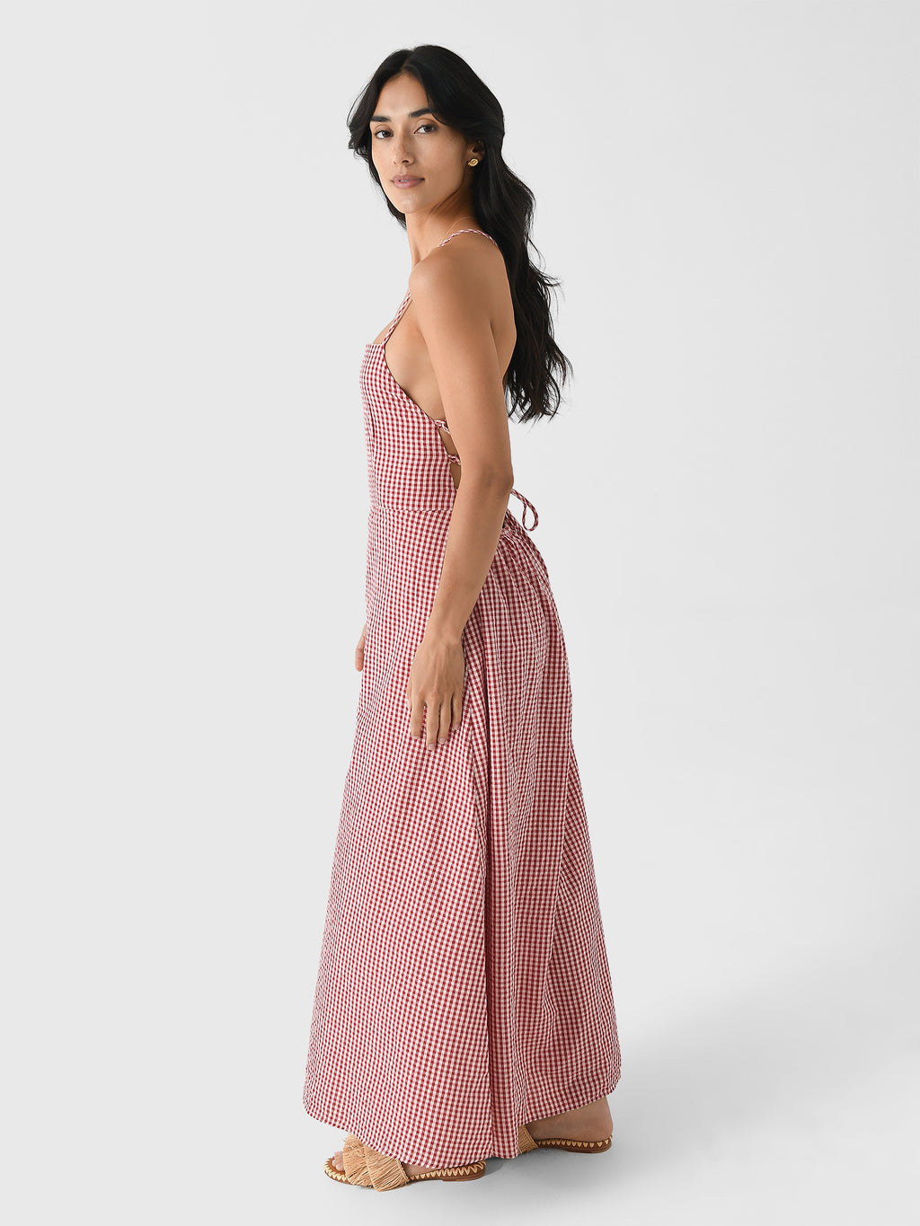 posse pink linen dress Posse Alice Linen Midi Dress in Pink Salt - Meghan Markle Dresses