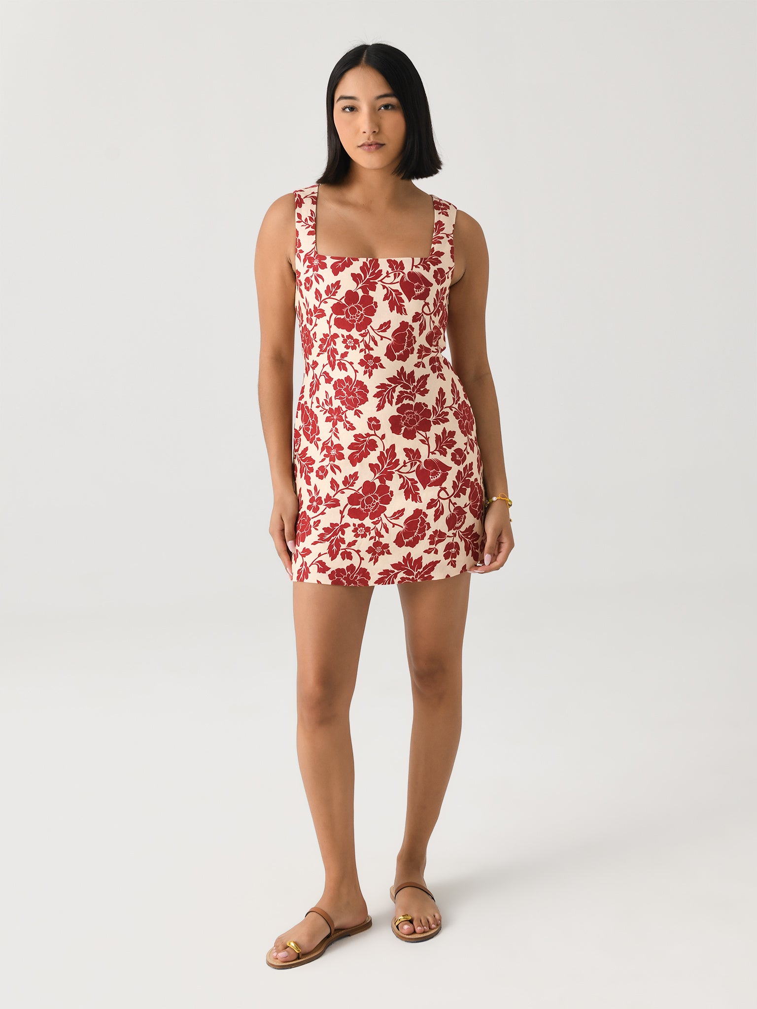 ワンピース andmarry Donna gather mini dress andmarry Donna