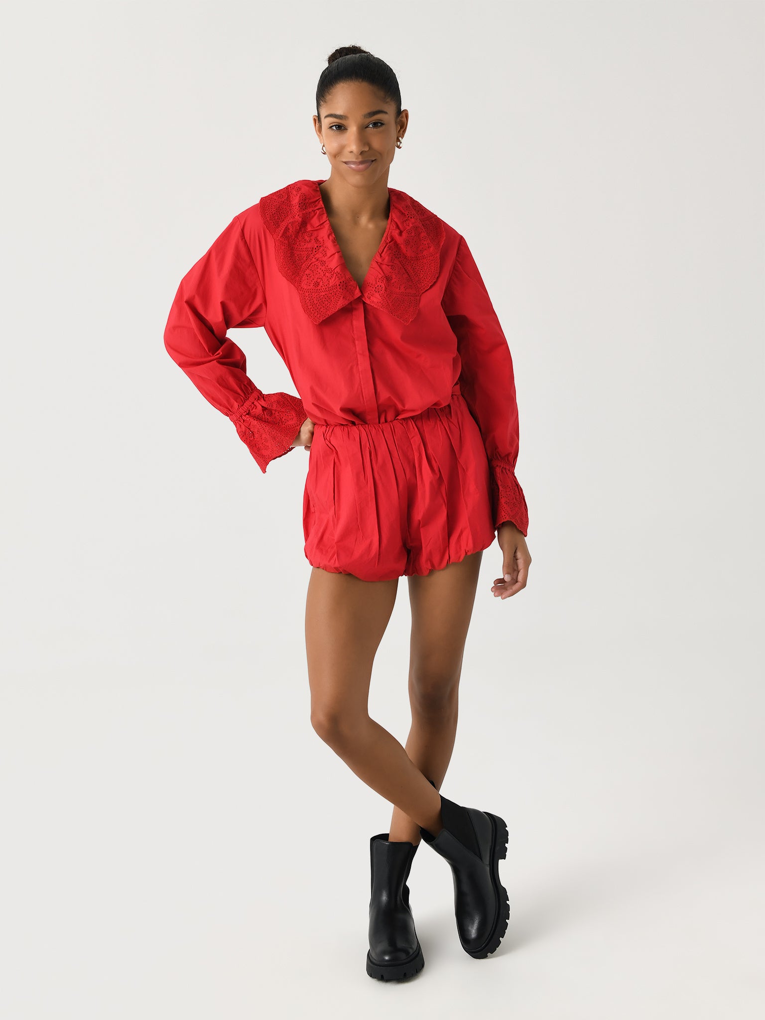 セレナヘリオス Bright Gather Blouse セレナヘリオス Bright Gather Blouse Selena helios Bright Gather