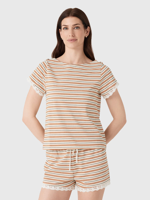 Posse Women's Maeve Baby Tee - Saint Bernard