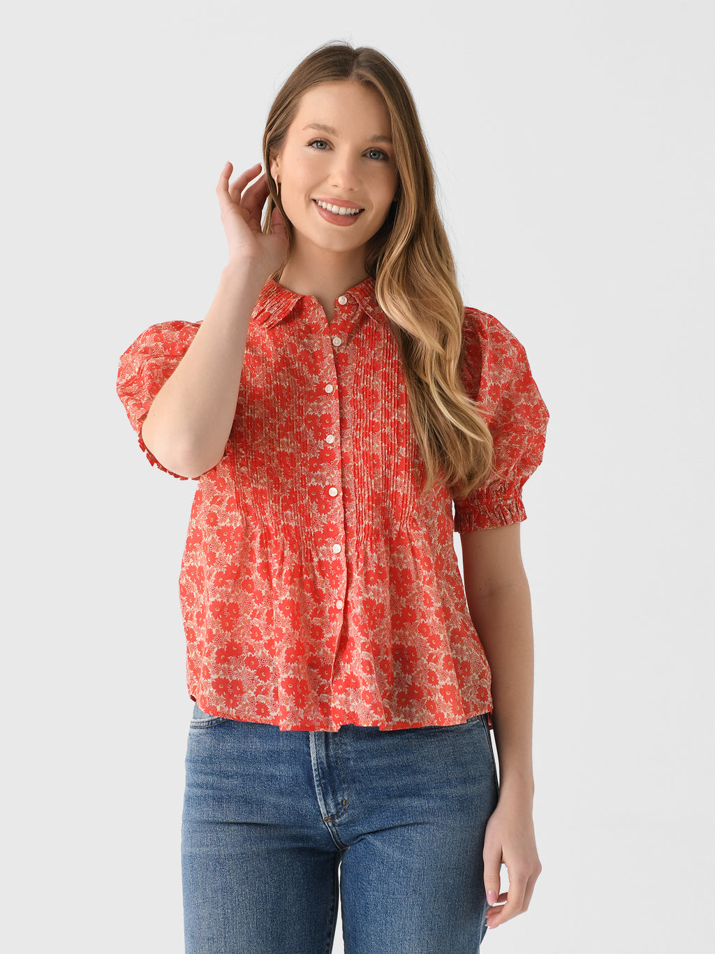 Trovata Women's Jess Blouse - Saint Bernard