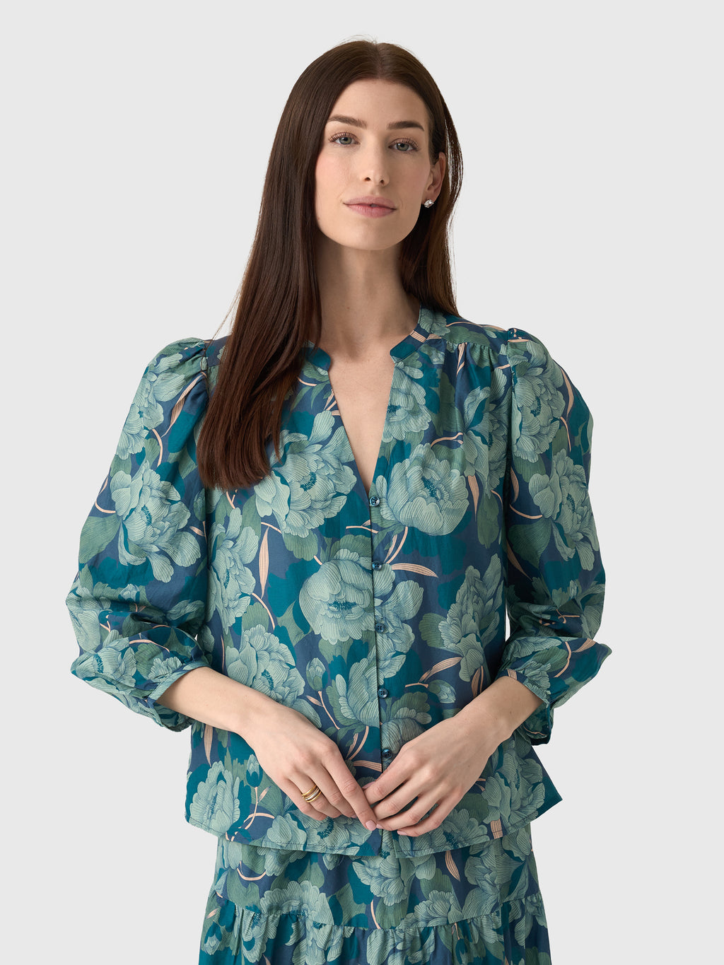 Trovata Women's Maisey Blouse - Saint Bernard