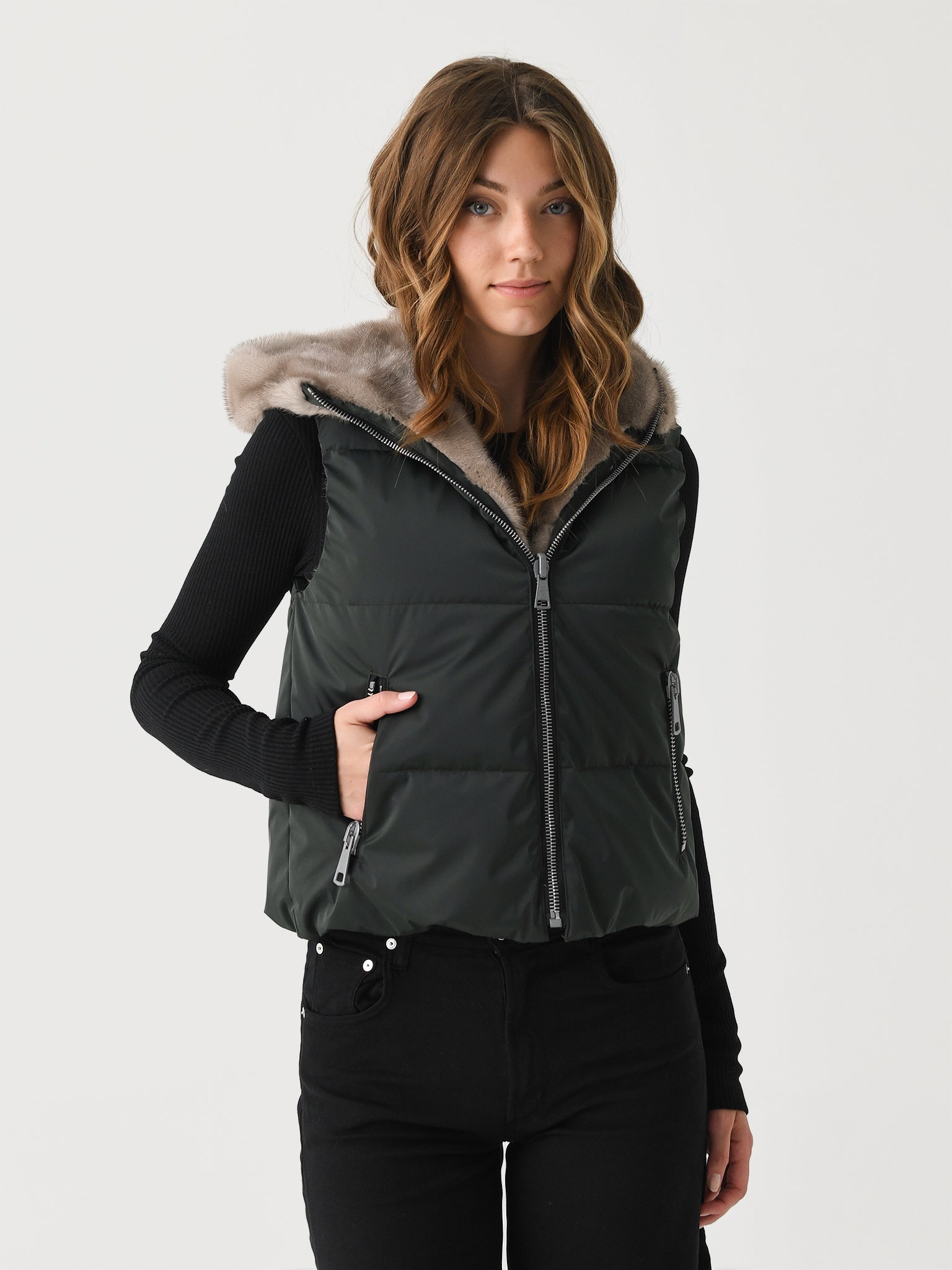 Performance Ski Women's Mink Vest - Saint Bernard