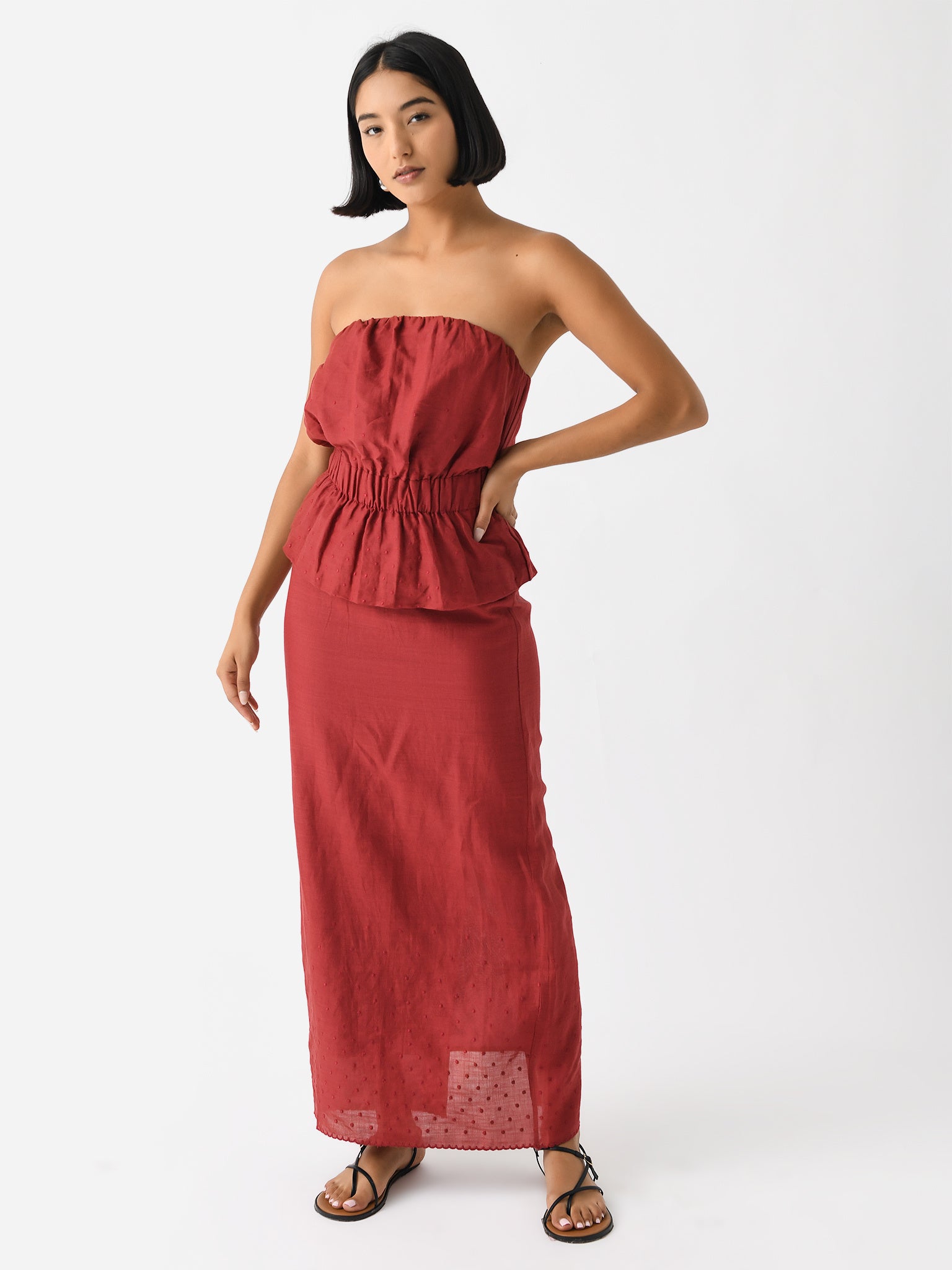 AURELIA STRAPLESS TOP