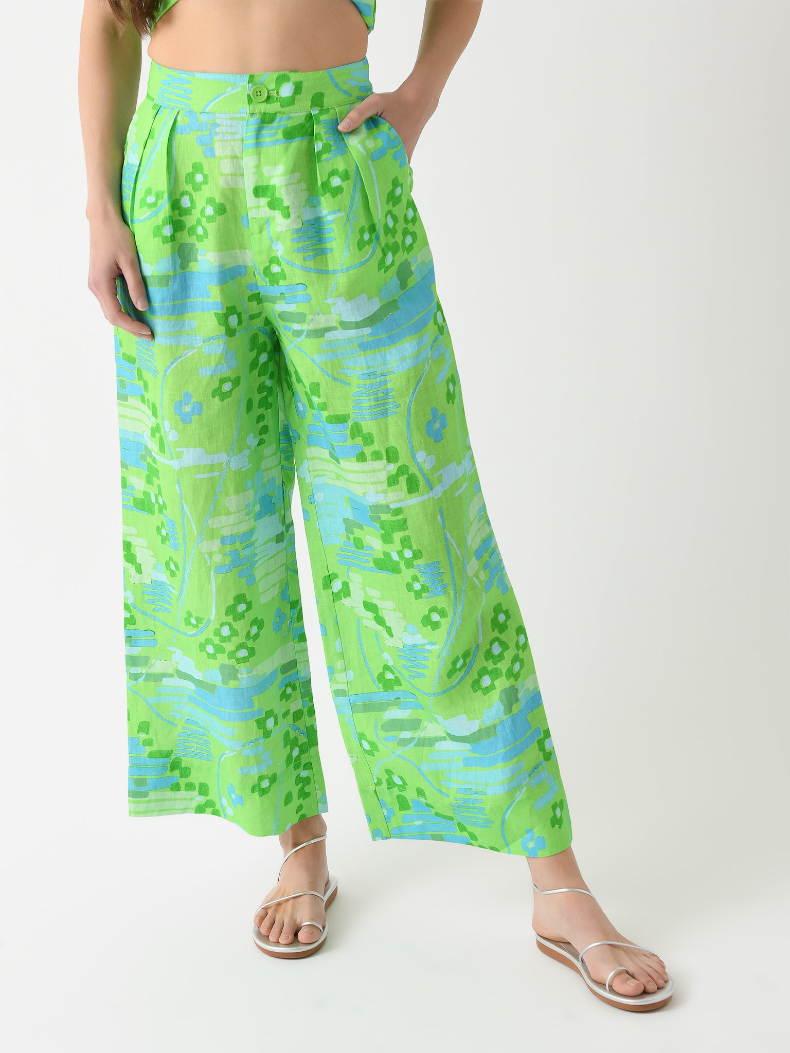 Rhode Women's Linen Campbell Pant – Saint Bernard