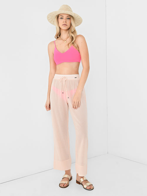 Maaji Women's Coral Pinstripe Julieth Pant