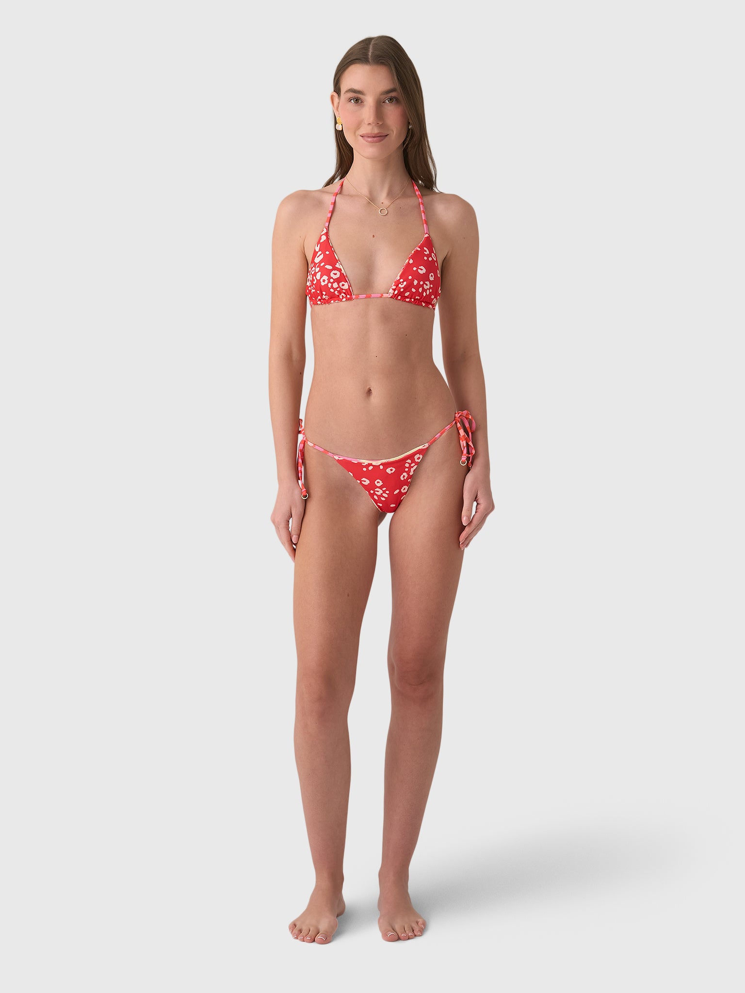 Maaji Women's Palm Excel Balmy Sliding Triangle Bikini Top - Saint Bernard