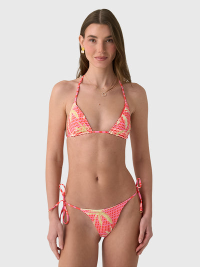 Maaji Women's Palm Excel Balmy Sliding Triangle Bikini Top - Saint Bernard